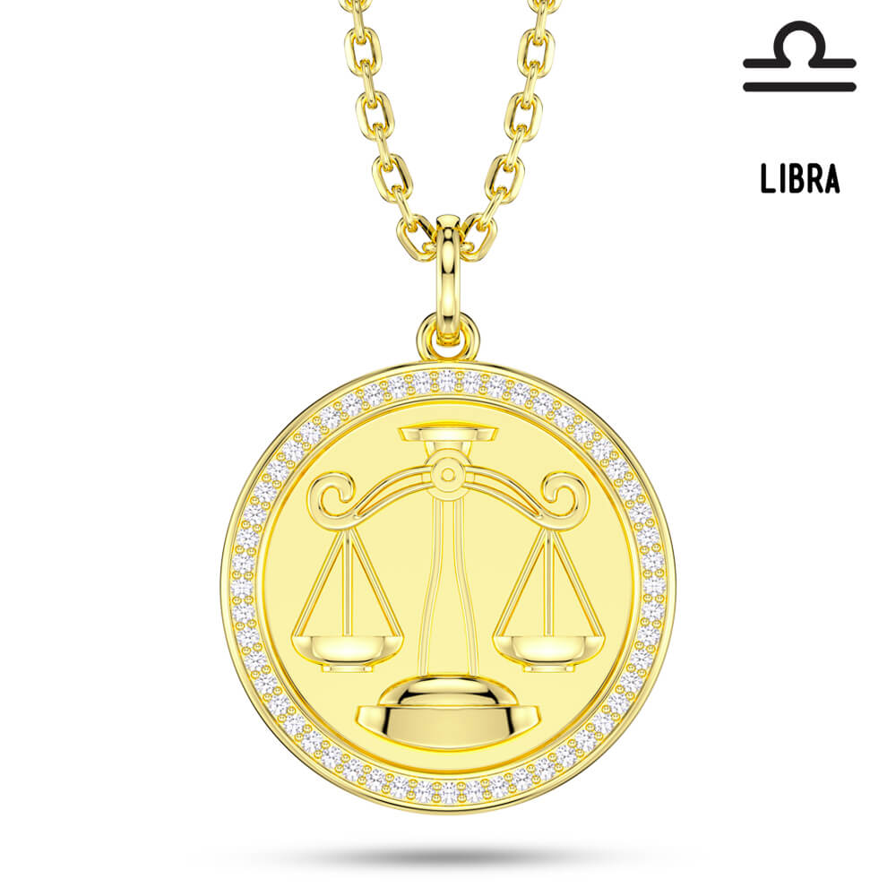 New Fashion Round Libra Pendant Necklace Sterling silver Jewelry Gift-Taanaa JewelryNew Fashion Round Libra Pendant Necklace Sterling silver Jewelry Gift-Taanaa Jewelry