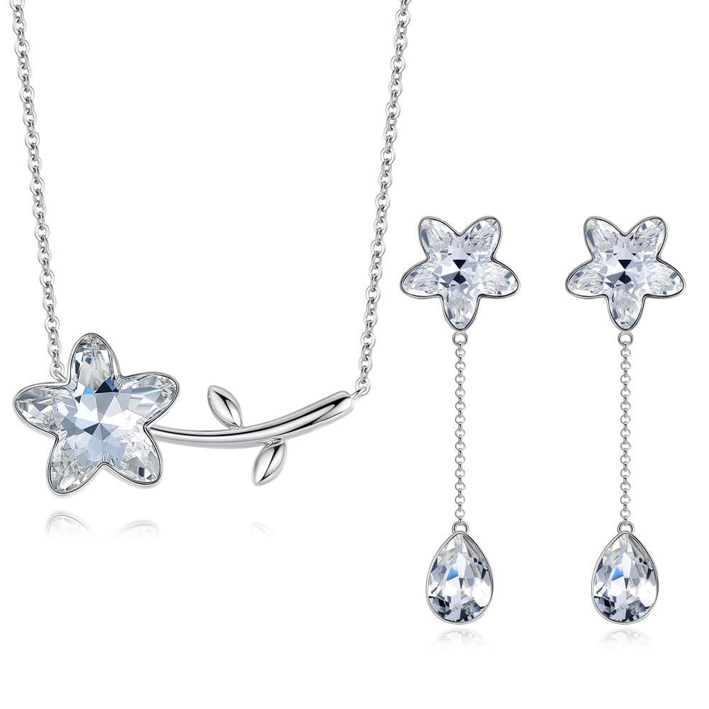 Starbloom Necklace Earrings Jewelry Set - Jewelry Set - Taanaa Jewelry