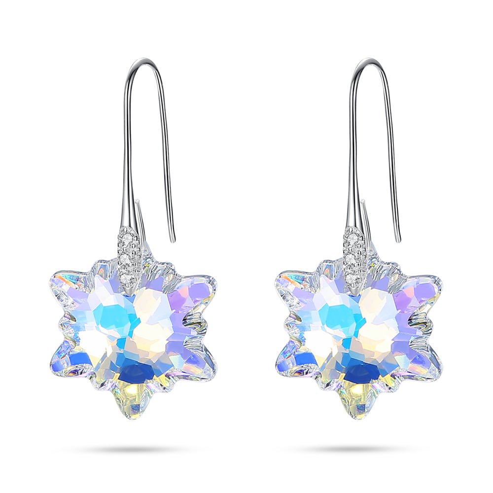 Edelweiss Crystal Drop Earrings Jewelry