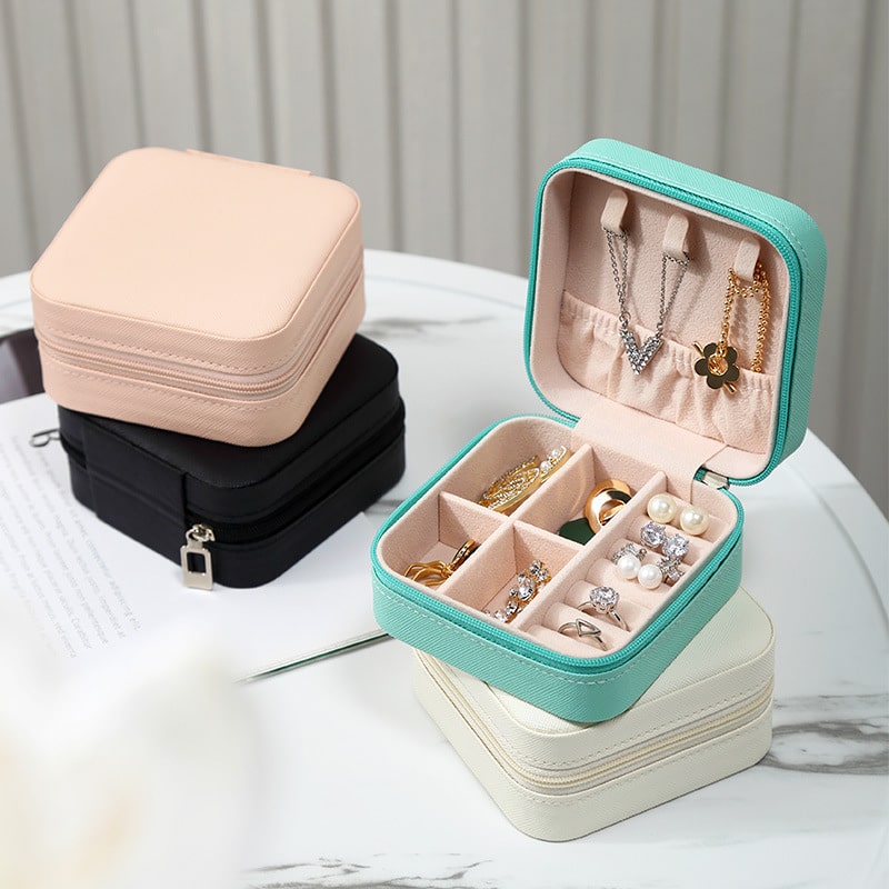 Pu Jewelry Organizer Display Travel Jewelry Case Boxes - Jewelry Box - Taanaa Jewelry