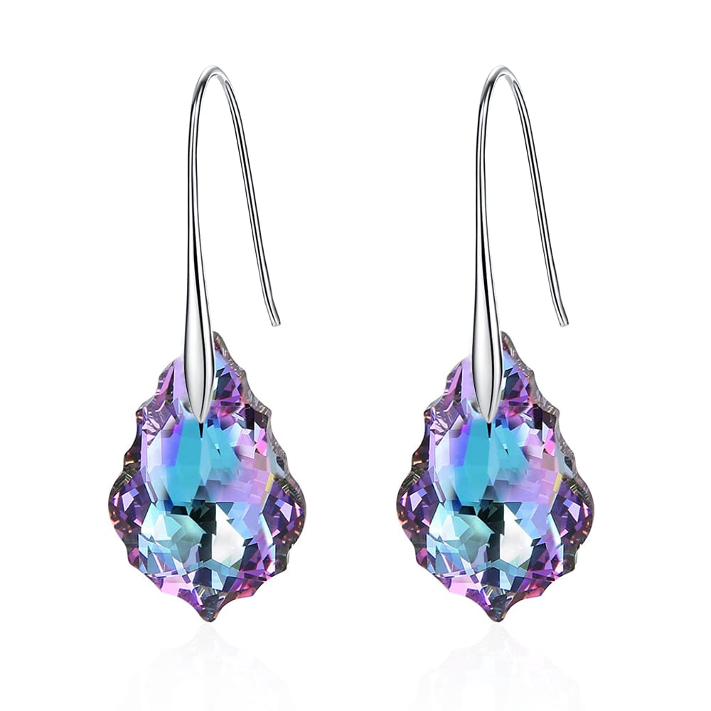Baroque Crystal Drop Earrings Women
