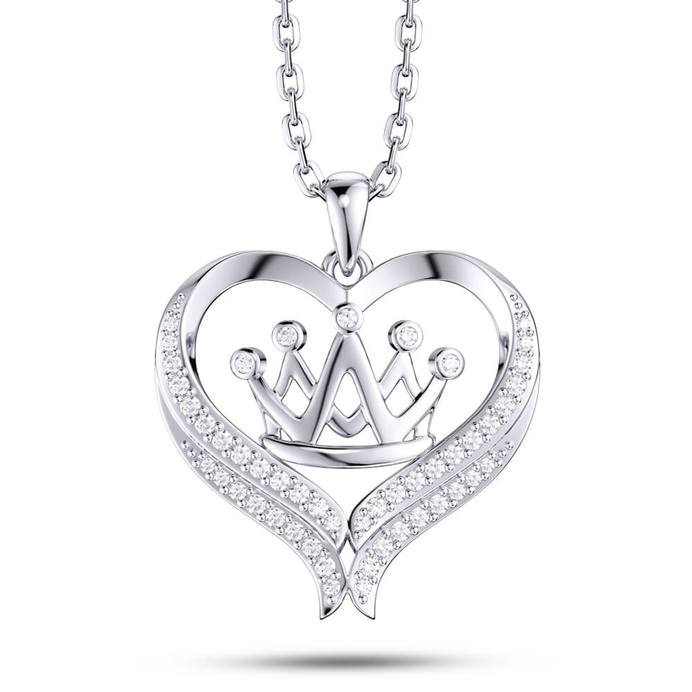 Love Crown Necklace