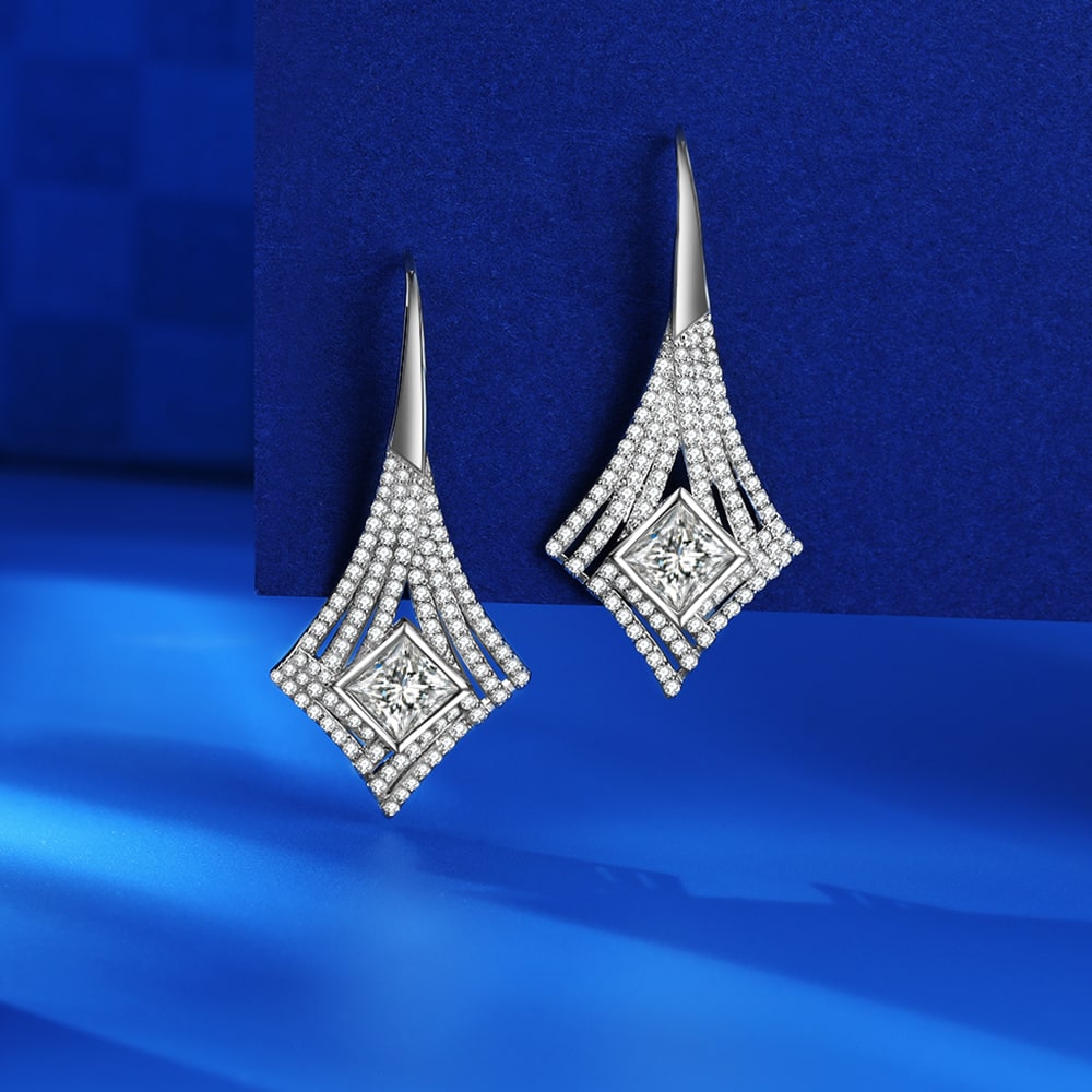 Geometric Element Drop Earrings For Women Jewelry - Dangle earrings - Taanaa Jewelry