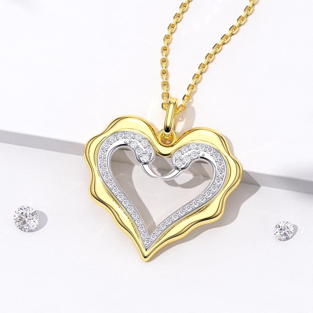 Love Swan Necklace Jewelry Gift - Pendant Necklace - Taanaa Jewelry
