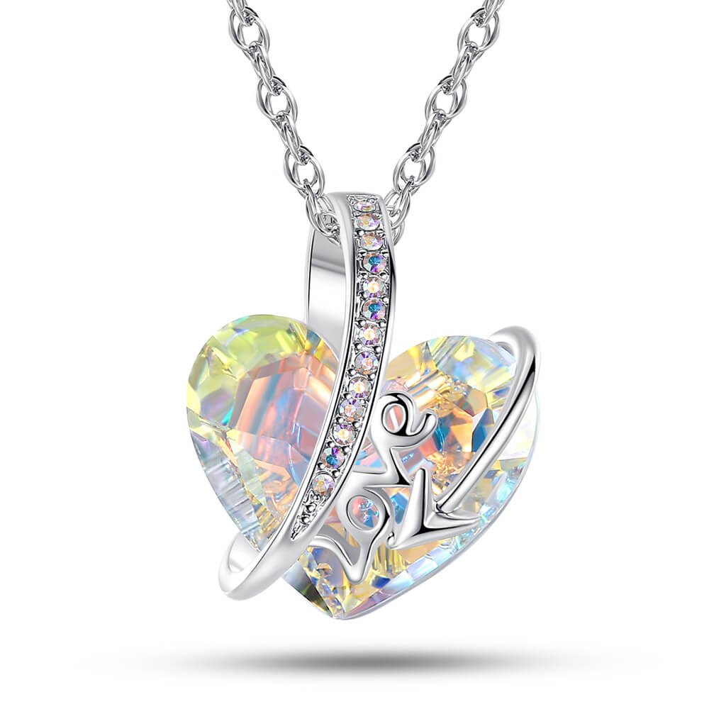 Heart Crystal Love Necklace