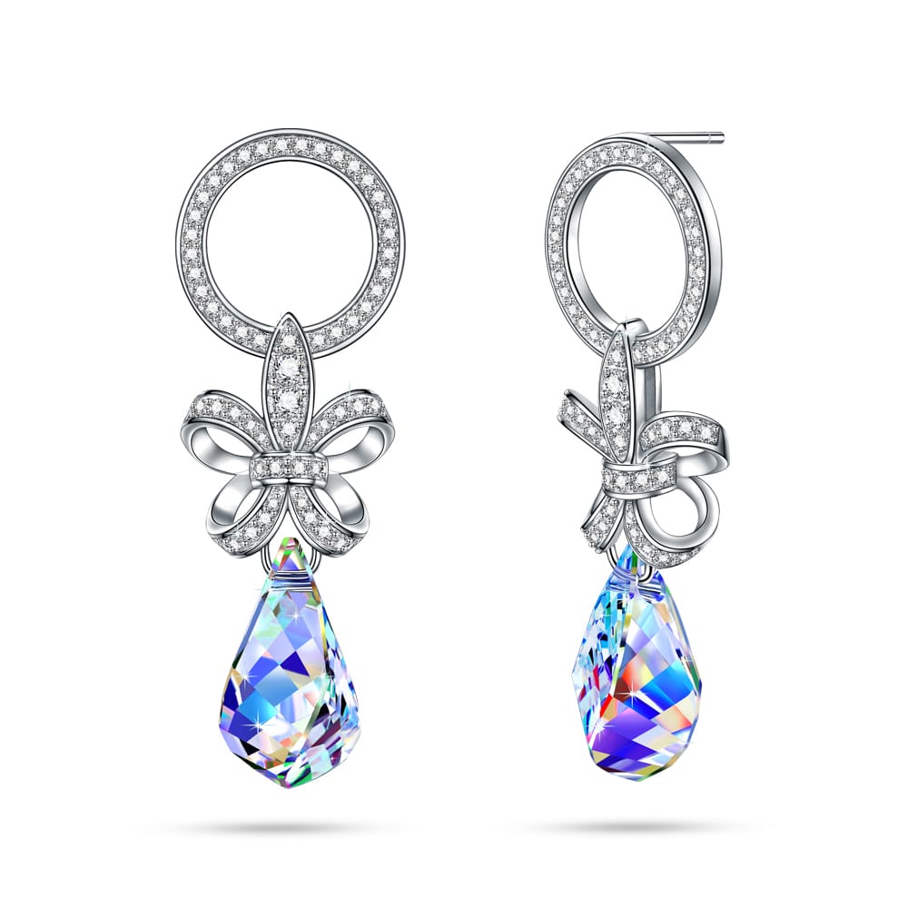 Butterfly Helix Crystal Earrings Jewelry