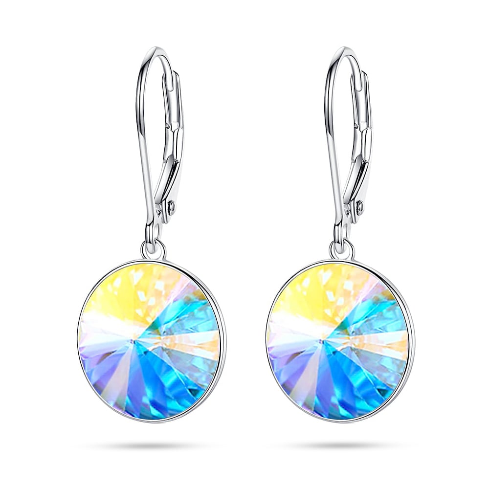 Classic Round Crystal Earrings Jewelry