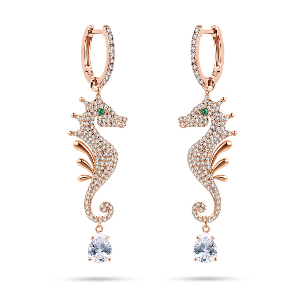 Cute Hippocampus Dangle Earrings Women Jewelry - Taanaa Jewelry