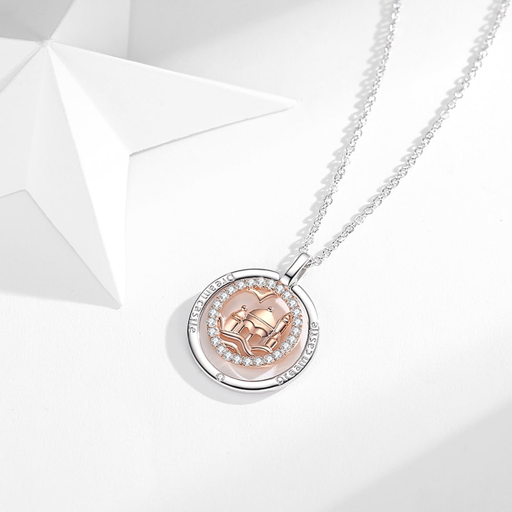 ‘Dream Castle’Sterling Silver Pendant Necklace Jewelry - Pendant Necklace - Taanaa Jewelry