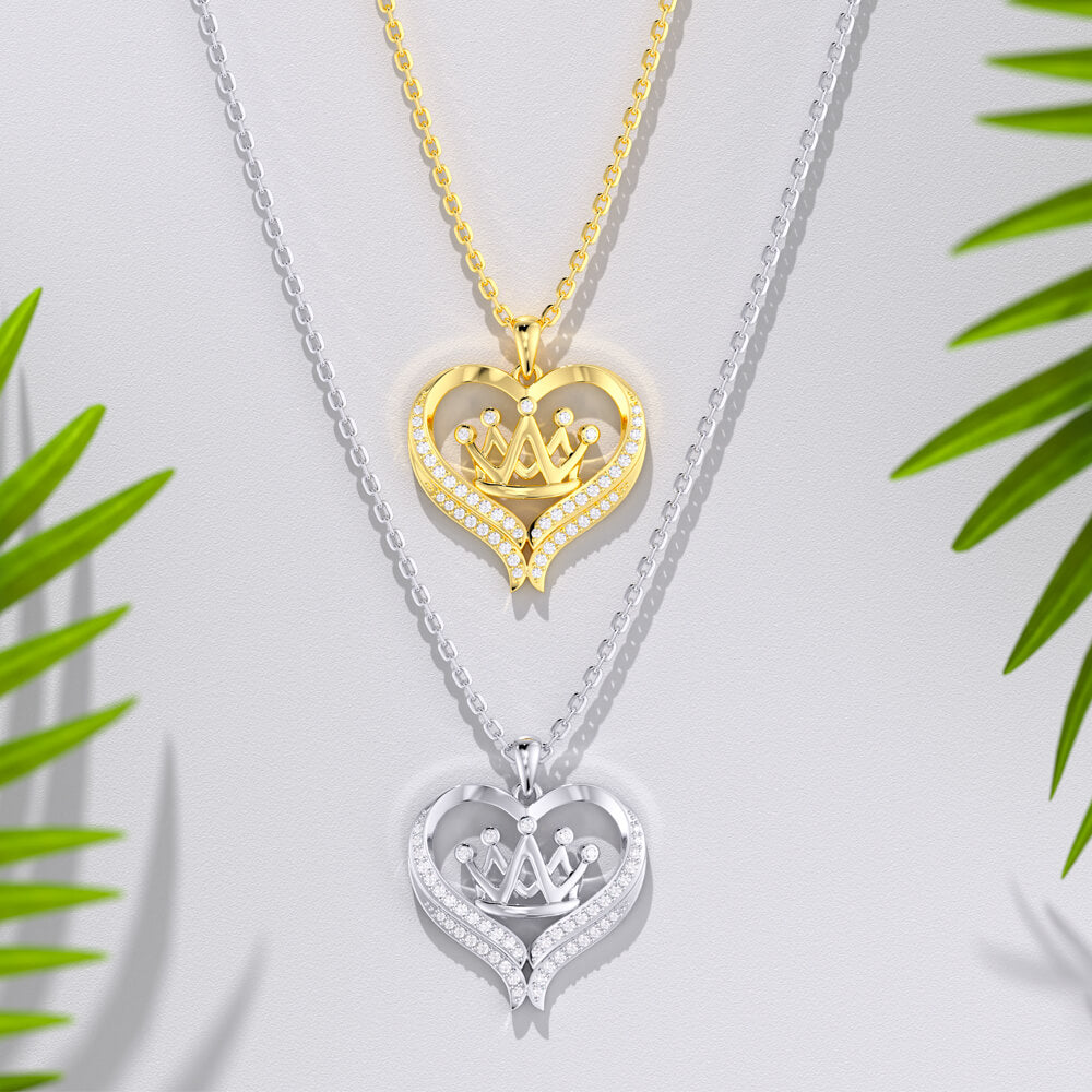 Love Crown Necklace