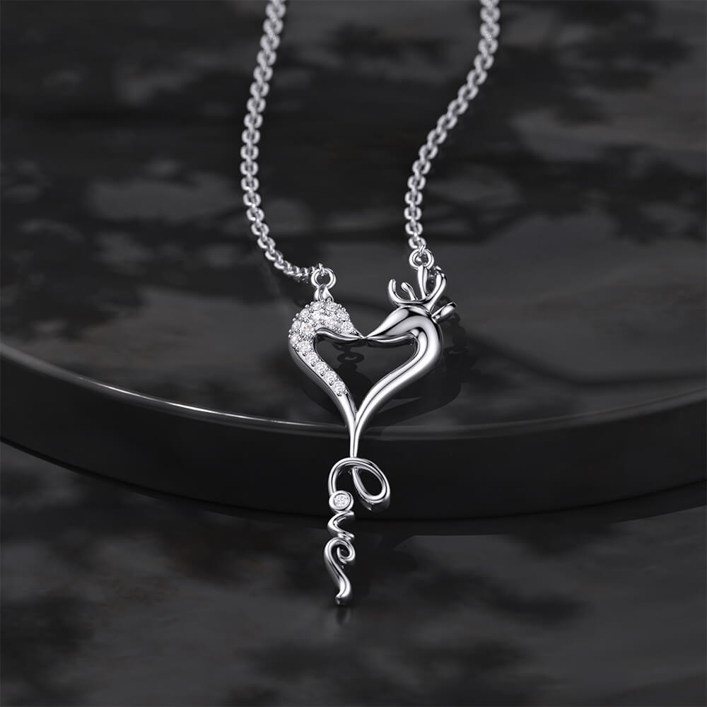 Cute Love Fawn Necklace