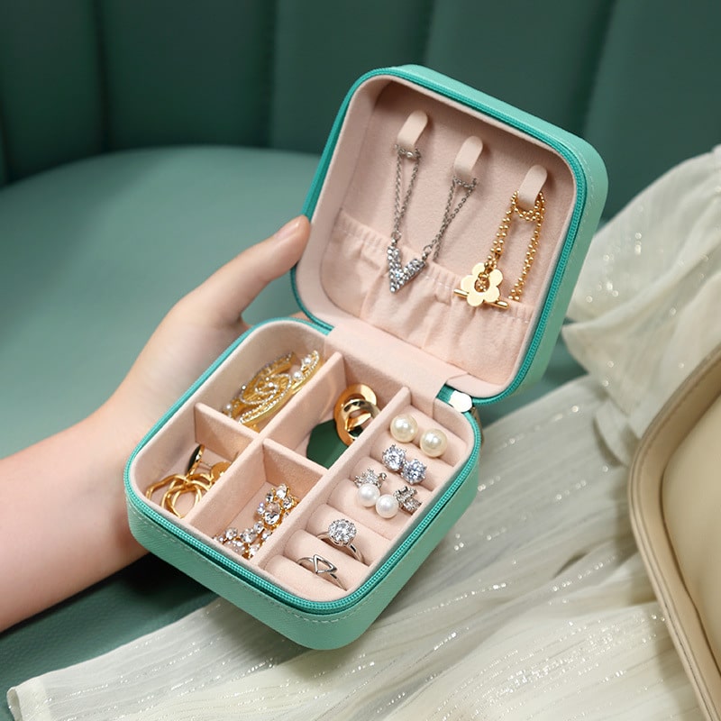 Pu Jewelry Organizer Display Travel Jewelry Case Boxes - Jewelry Box - Taanaa Jewelry