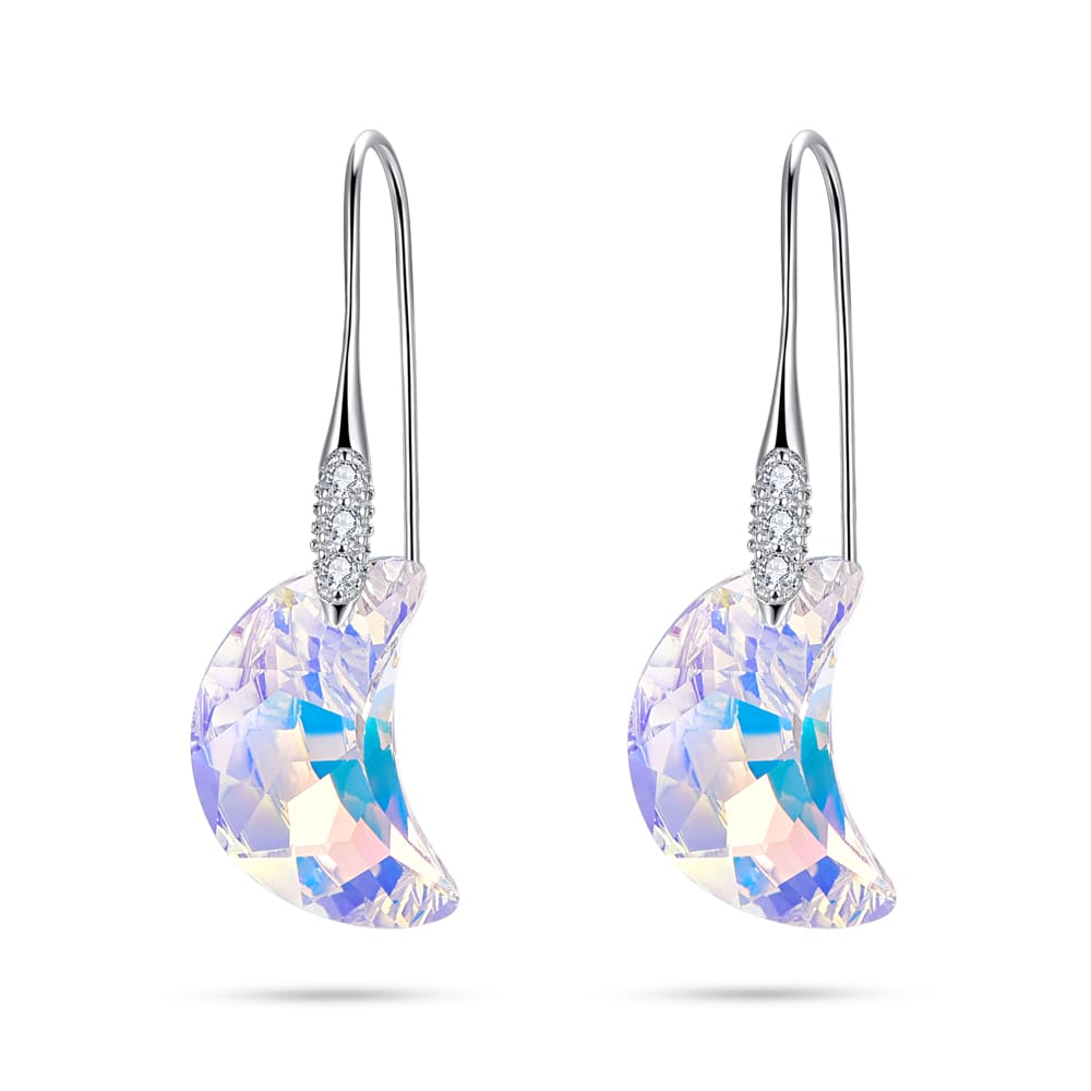 Moon Crystal Earrings For Women Jewelry