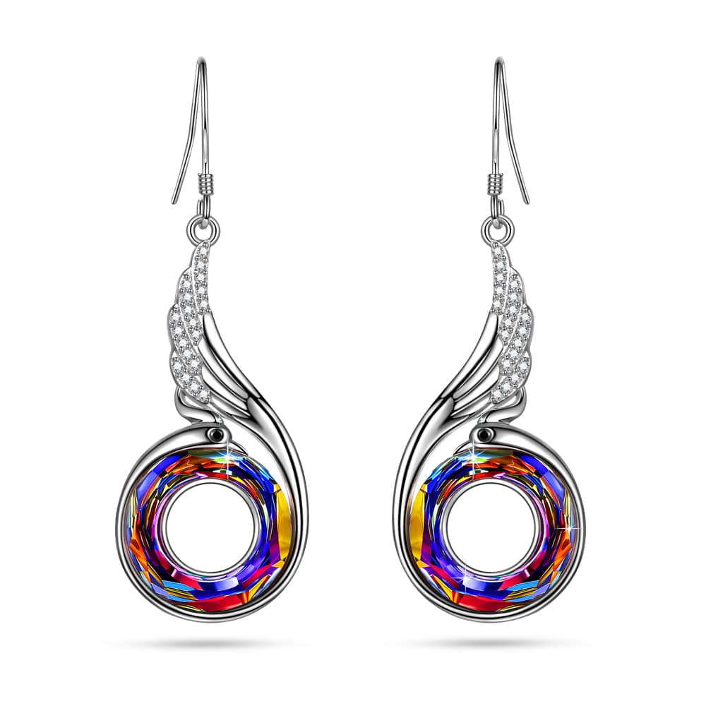 Phoenix Crystal Earrings Women Jewelry