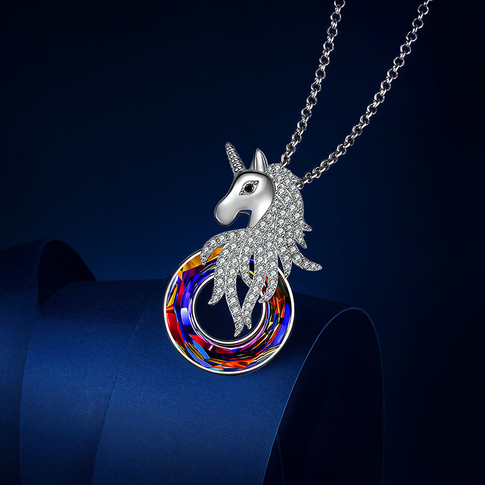 Lucky Unicorn Necklace - Pendant Necklace - Taanaa Jewelry
