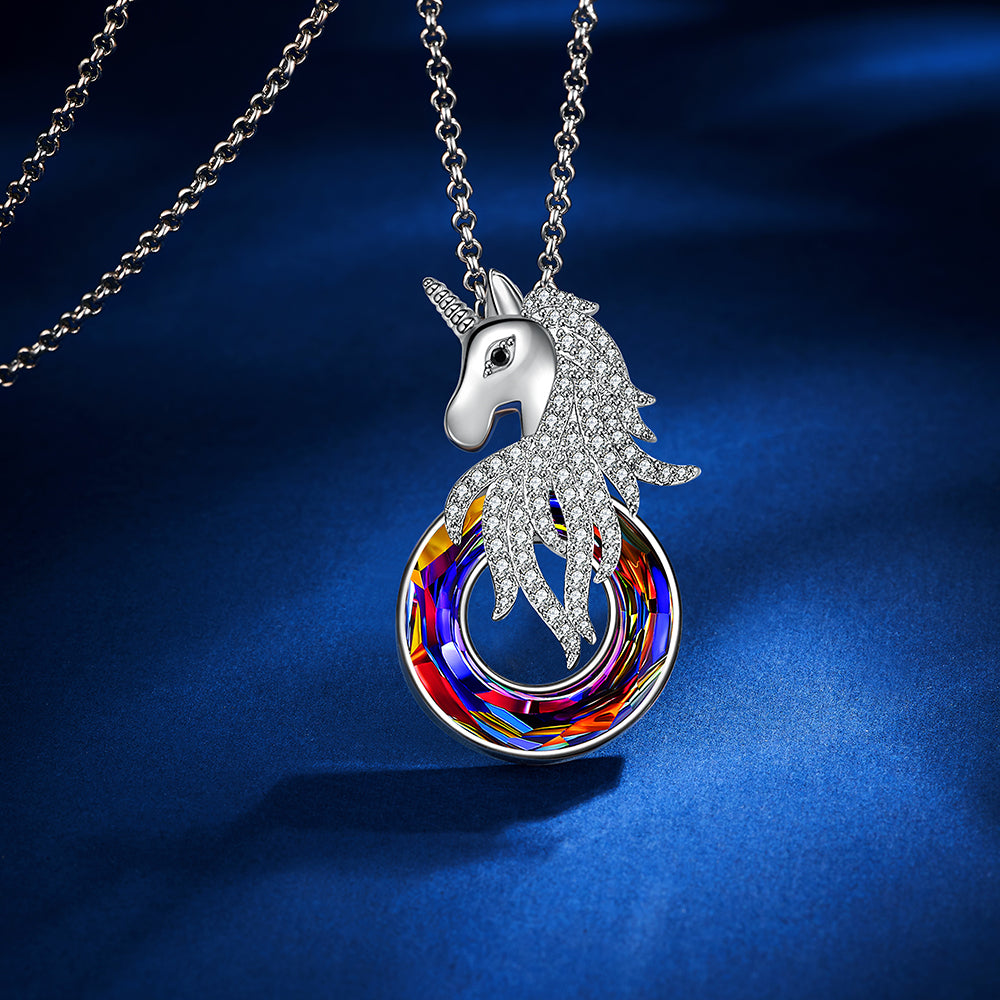 Unicorn discount necklace swarovski
