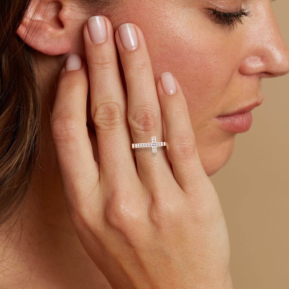 Cross Rings Jewelry Gift - Rings - Taanaa Jewelry