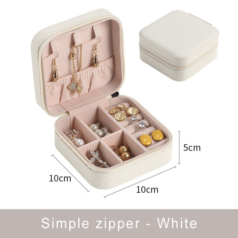 Pu Jewelry Organizer Display Travel Jewelry Case Boxes - Jewelry Box - Taanaa Jewelry